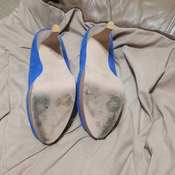 ☆☆ Open toe Blue high heel Steve Madden - Picture 5 of 8